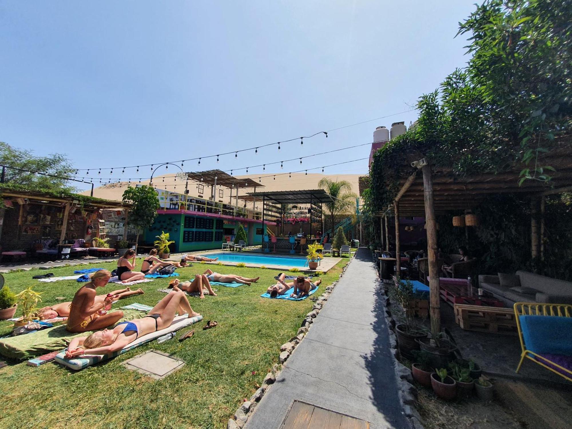 The Upcycled Hostel Huacachina Ica Exterior photo